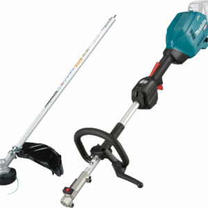 Makita Akku-Multifunktions-Antrieb 40 V max. UX01GZ01 mit Sensenaufsatz EM404MP - ohne Akku und Ladegerät - Modell 2025-Neu